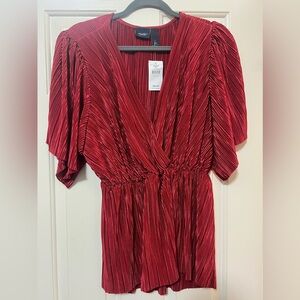 Red blouse from Buckle